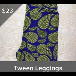 Tween leggings lularoe